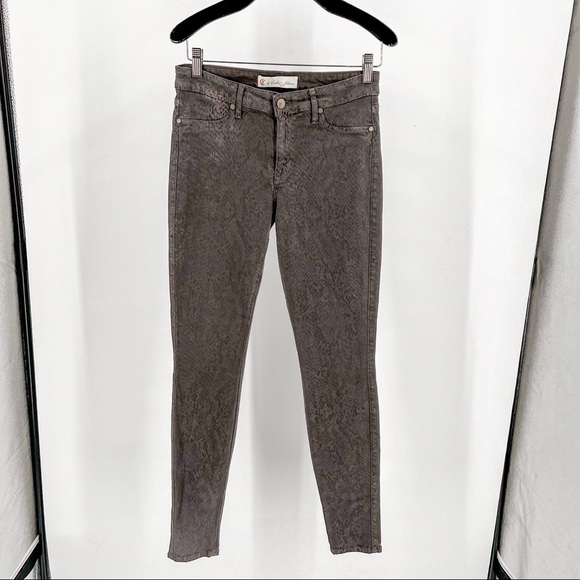 CJ by Cookie Johnson snake print Denim - Picture 1 of 6